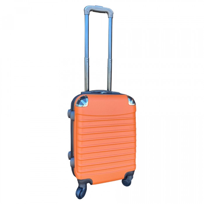 Travelerz handbagage koffer met wielen 27 liter - lichtgewicht - cijferslot - oranje