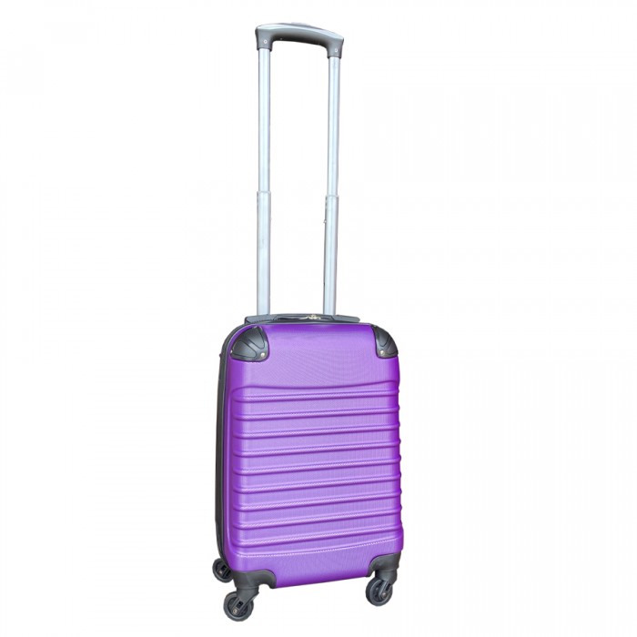 Travelerz handbagage koffer met wielen 27 liter - lichtgewicht - cijferslot - paars
