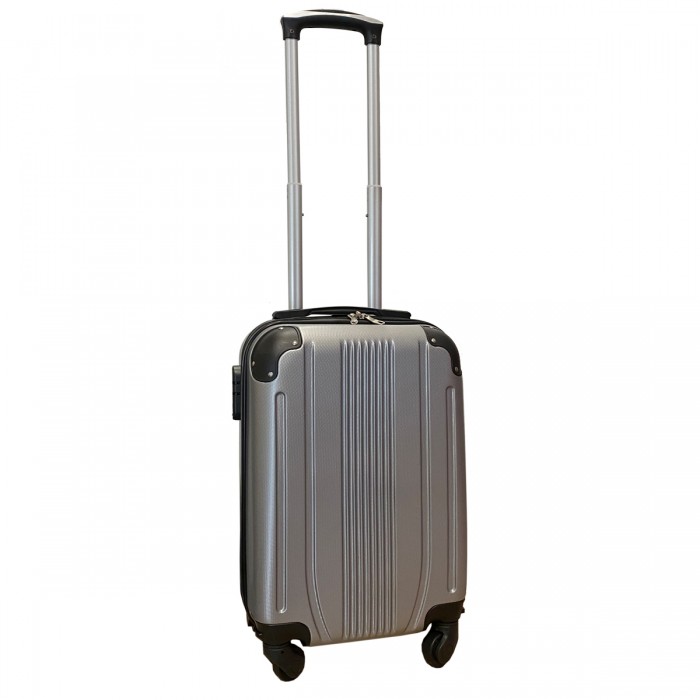 Travelerz handbagage koffer met wielen 27 liter - lichtgewicht - cijferslot - zilver (168) Travelerz handbagage koffer met wielen 27 liter - lichtgewicht - cijferslot - zilver (168)
