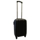 Travelerz kofferset 2 delige ABS handbagage koffers - met cijferslot - 27 en 39 liter – zwart (168)