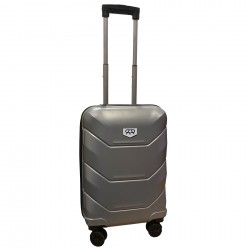 Royalty Rolls handbagage koffer met wielen 39 liter - lichtgewicht - cijferslot - Zilver (1050)