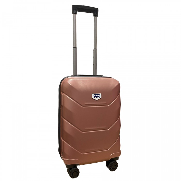 Royalty Rolls handbagage koffer met wielen 39 liter - lichtgewicht - cijferslot - Rose goud (1050)