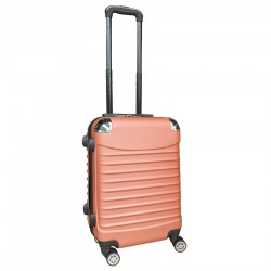 Travelerz handbagage koffer met wielen 37 liter - lichtgewicht - cijferslot - Zalmroze