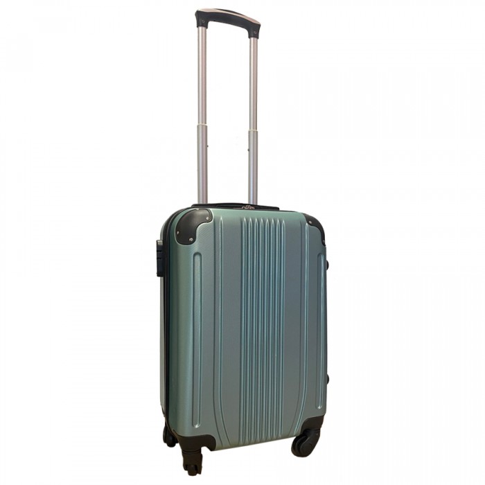 Travelerz kofferset 4 delig ABS - zwenkwielen - met cijferslot - groen - (168) Travelerz kofferset 4 delig ABS - zwenkwielen - met cijferslot - groen - (168)