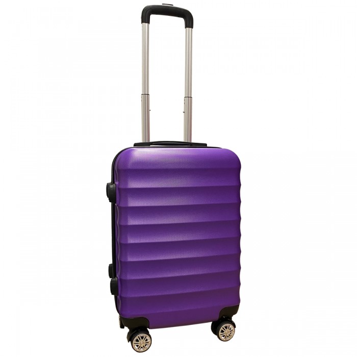 Travelerz kofferset 3 delig met wielen en cijferslot - ABS - paars (1515)