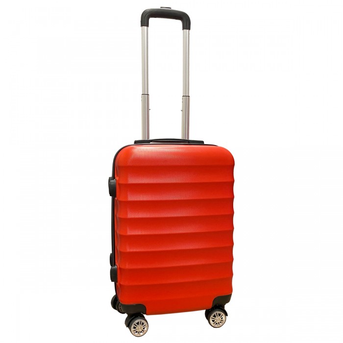 Travelerz kofferset 3 delig met wielen en cijferslot - ABS - rood (1515)