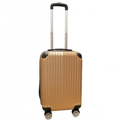 Travelerz handbagage koffer met wielen 39 liter - lichtgewicht - cijferslot - rose goud (1627)