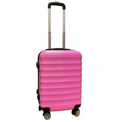 Travelerz handbagage koffer met wielen 39 liter - lichtgewicht - cijferslot - roze (1515)