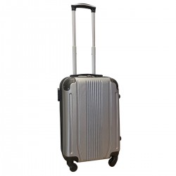 Travelerz handbagage koffer met wielen 39 liter - lichtgewicht - cijferslot - zilver (168)