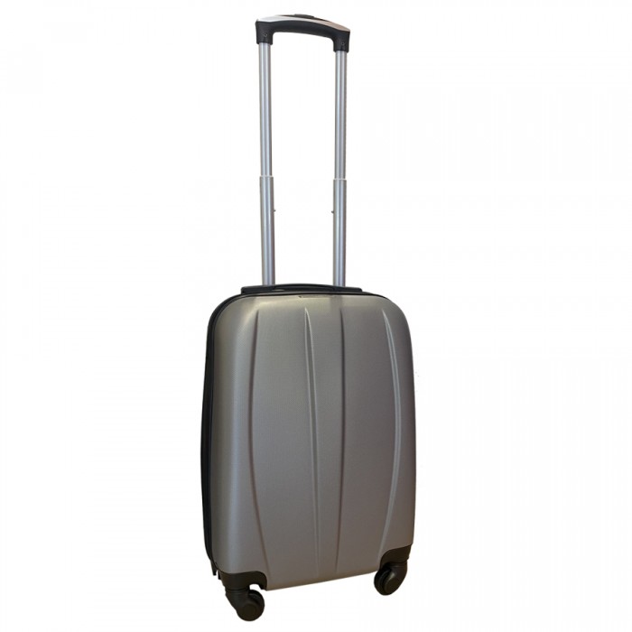 Travelerz handbagage koffer met wielen 39 liter - lichtgewicht - cijferslot - zilver (8986)