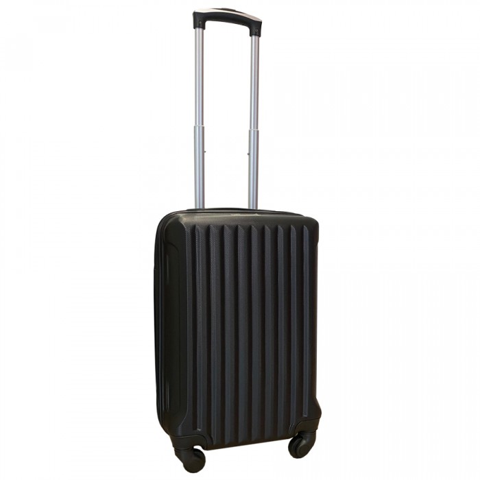 Travelerz kofferset 3 delig met wielen en cijferslot - ABS - zwart (9204)
