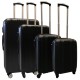 Travelerz kofferset 4 delig ABS - zwenkwielen - met cijferslot - zwart - (168) Travelerz kofferset 4 delig ABS - zwenkwielen - met cijferslot - zwart - (168)