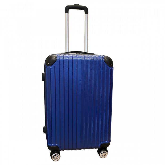 Travelerz kofferset 3 delig met wielen en cijferslot - ABS - blauw (1627)