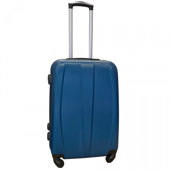 Travelerz reiskoffer met wielen 54 liter - lichtgewicht - cijferslot - blauw (8986)