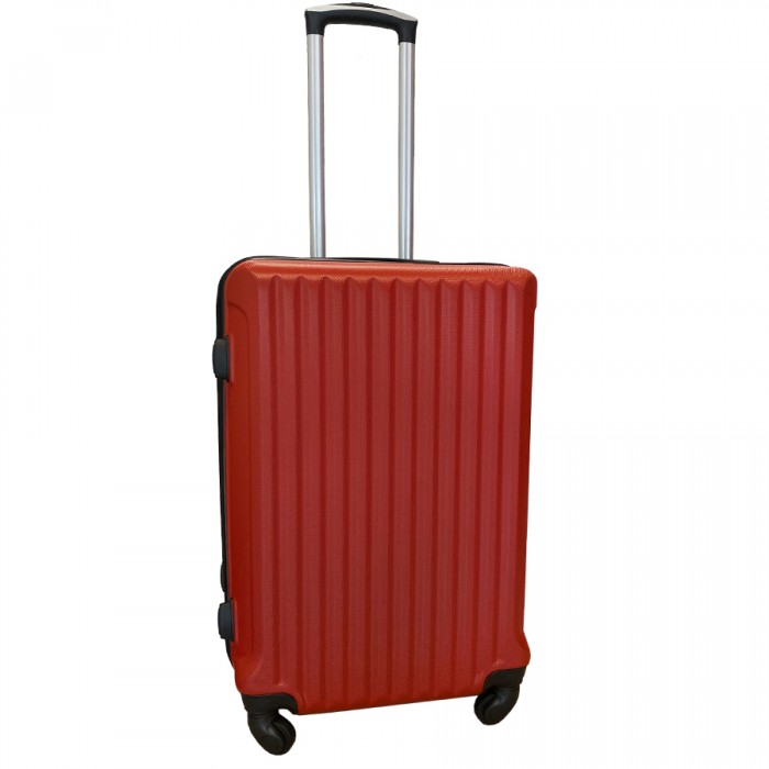 Travelerz reiskoffer met wielen 54 liter - lichtgewicht - cijferslot - rood (9204)