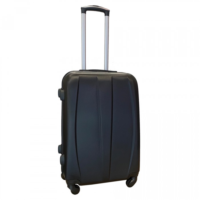 Travelerz kofferset 3 delig met wielen en cijferslot - ABS - zwart (8986)
