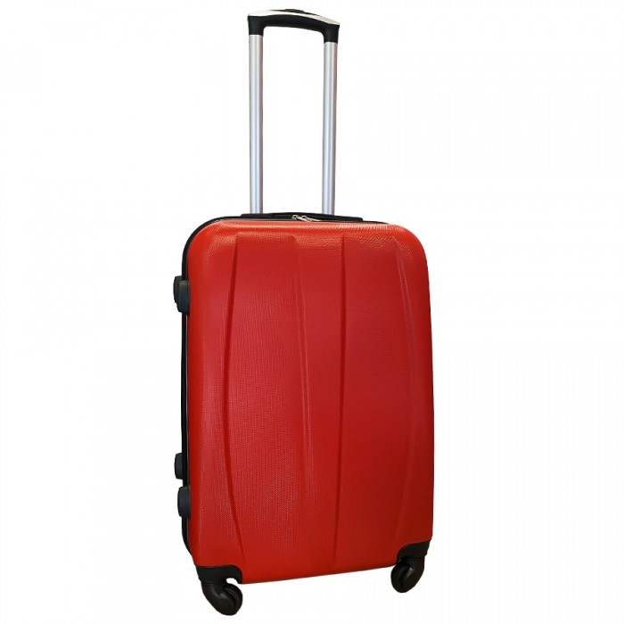 Travelerz reiskoffer met wielen 54 liter - lichtgewicht - cijferslot - rood (8986) Travelerz reiskoffer met wielen 54 liter - lichtgewicht - cijferslot - rood (8986)