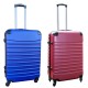 Travelerz kofferset 2 delige ABS groot - met cijferslot - 69 liter - roze - blauw Travelerz kofferset 2 delige ABS groot - met cijferslot - 69 liter - roze - blauw