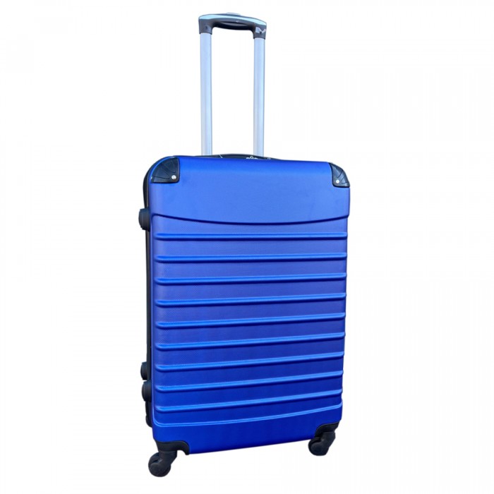 Travelerz kofferset 3 delig met wielen en cijferslot - handbagage koffers - ABS - blauw