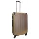 Travelerz kofferset 4 delig ABS - zwenkwielen - met cijferslot - champagne - (168)