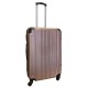 Travelerz kofferset 4 delig ABS - zwenkwielen - met cijferslot - rose goud - (168)