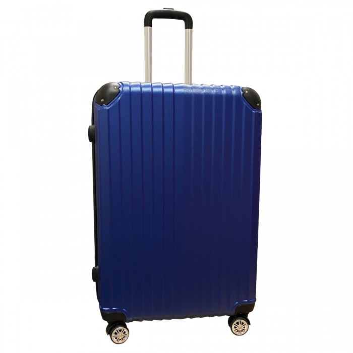 Travelerz kofferset 3 delig met wielen en cijferslot - ABS - blauw (1627)