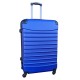 Travelerz kofferset 2 delige ABS groot - met cijferslot - 95 liter - blauw