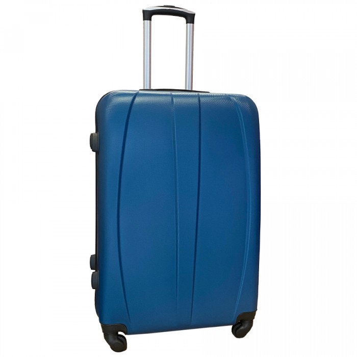 Travelerz kofferset 3 delig met wielen en cijferslot - ABS - blauw (8986)