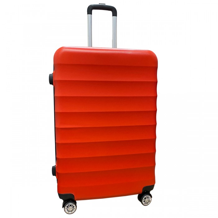 Travelerz kofferset 3 delig met wielen en cijferslot - ABS - rood (1515)