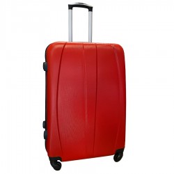 Travelerz reiskoffer met wielen 95 liter - lichtgewicht - cijferslot - rood (8986)