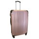 Travelerz kofferset 4 delig ABS - zwenkwielen - met cijferslot - rose goud - (168)