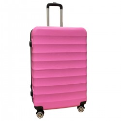 Travelerz reiskoffer met wielen 95 liter - lichtgewicht - cijferslot - roze (1515)