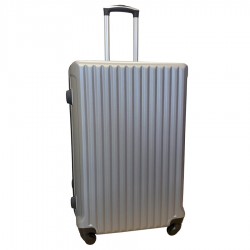 Travelerz reiskoffer met wielen 95 liter - lichtgewicht - cijferslot - zilver (9204)