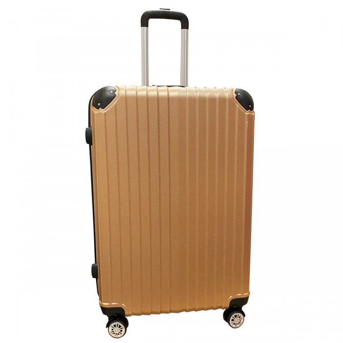 Travelerz reiskoffer met wielen 95 liter - lichtgewicht - cijferslot - rose goud (1627) Travelerz reiskoffer met wielen 95 liter - lichtgewicht - cijferslot - rose goud (1627)
