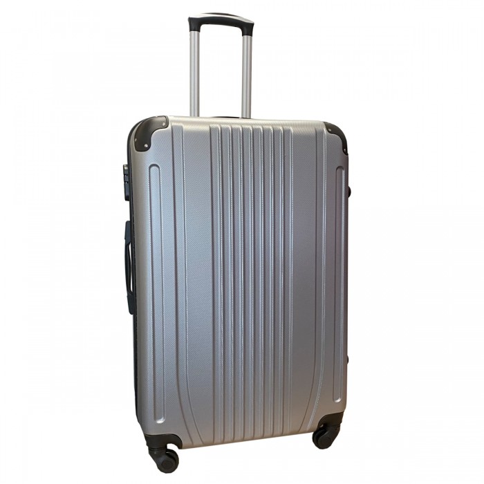 Travelerz reiskoffer met wielen 95 liter - lichtgewicht - cijferslot - zilver (168) Travelerz reiskoffer met wielen 95 liter - lichtgewicht - cijferslot - zilver (168)