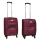 2 delige stoffen handbagage kofferset 27 en 39 liter rood (stof) 2 delige stoffen handbagage kofferset 27 en 39 liter rood (stof)