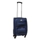 2 delige stoffen handbagage kofferset 27 en 39 liter blauw (stof)