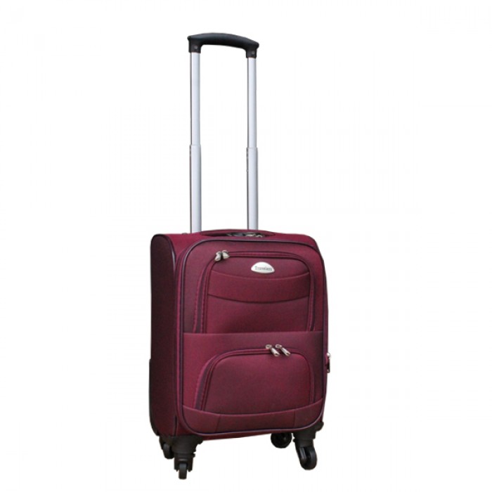 2 delige stoffen handbagage kofferset 27 en 39 liter rood (stof) 2 delige stoffen handbagage kofferset 27 en 39 liter rood (stof)