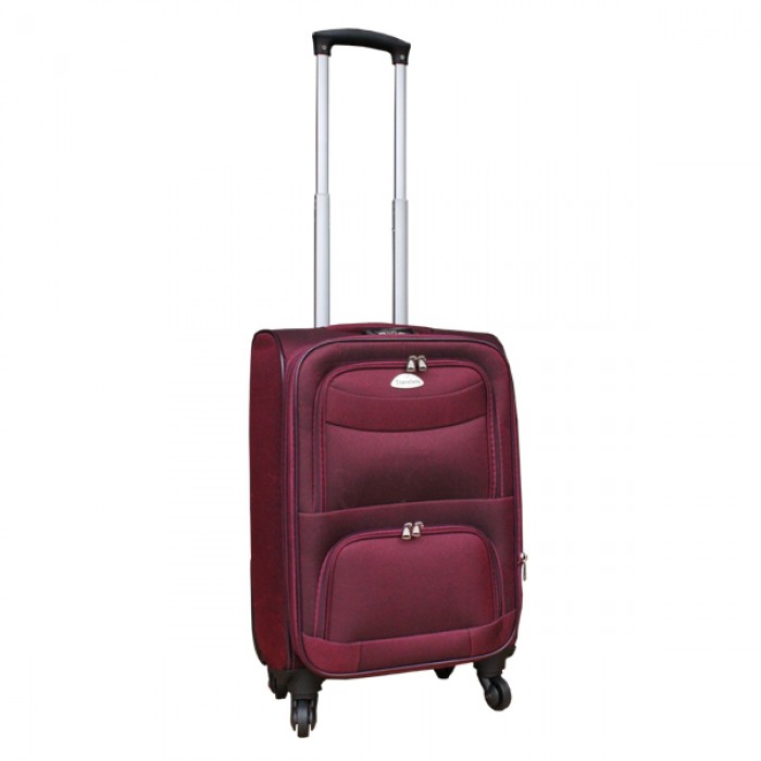 2 delige stoffen handbagage kofferset 27 en 39 liter rood (stof) 2 delige stoffen handbagage kofferset 27 en 39 liter rood (stof)