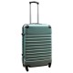 Travelerz kofferset 2 delige ABS groot - met cijferslot - 69 liter - groen - licht blauw