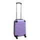 Travelerz kofferset 2 delige ABS handbagage koffers - met cijferslot - 27 liter - lila - rood