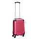 Travelerz kofferset 2 delige ABS handbagage koffers - met cijferslot - 27 liter - blauw - roze