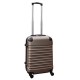 Travelerz kofferset 2 delige ABS handbagage koffers - met cijferslot - 39 liter - goud - lila