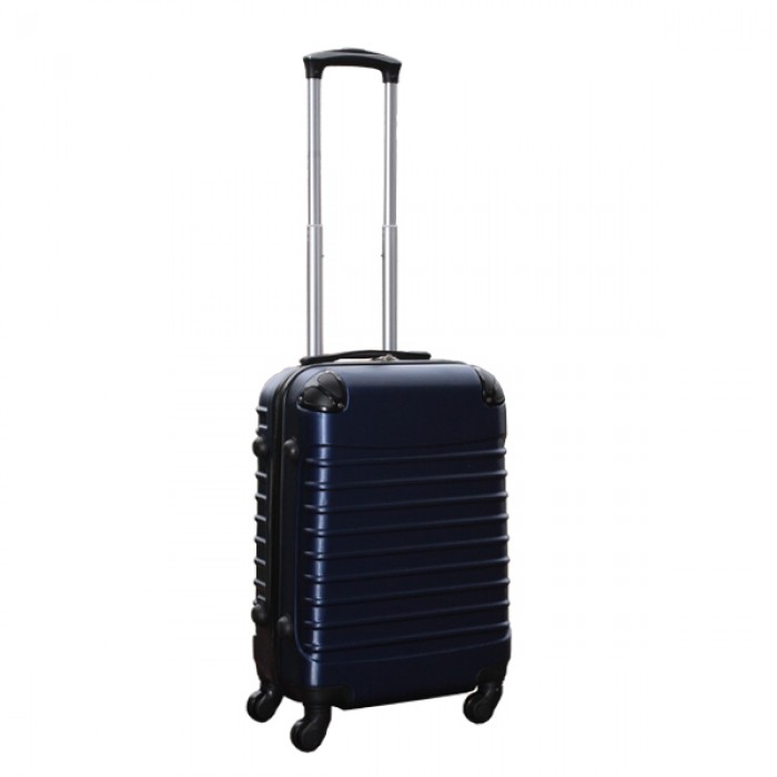 Travelerz kofferset 4 delig ABS - zwenkwielen - met cijferslot - donker blauw