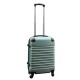 Travelerz kofferset 2 delige ABS handbagage koffers - met cijferslot - 39 liter - zwart - groen