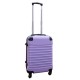 Travelerz kofferset 2 delige ABS handbagage koffers - met cijferslot - 39 liter - lila - licht roze