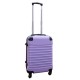 Travelerz kofferset 2 delige ABS handbagage koffers - met cijferslot - 39 liter - lila - rood