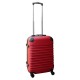 Travelerz kofferset 2 delige ABS handbagage koffers - met cijferslot - 39 liter - zilver - rood