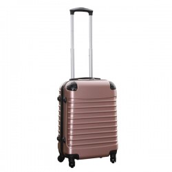 Travelerz handbagage koffer met wielen 39 liter - lichtgewicht - cijferslot - rose goud