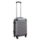 Travelerz kofferset 2 delige ABS handbagage koffers - met cijferslot - 39 liter - zilver - blauw